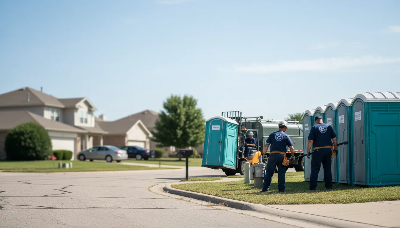 Porta Potty Rental in Gridley, KS near me